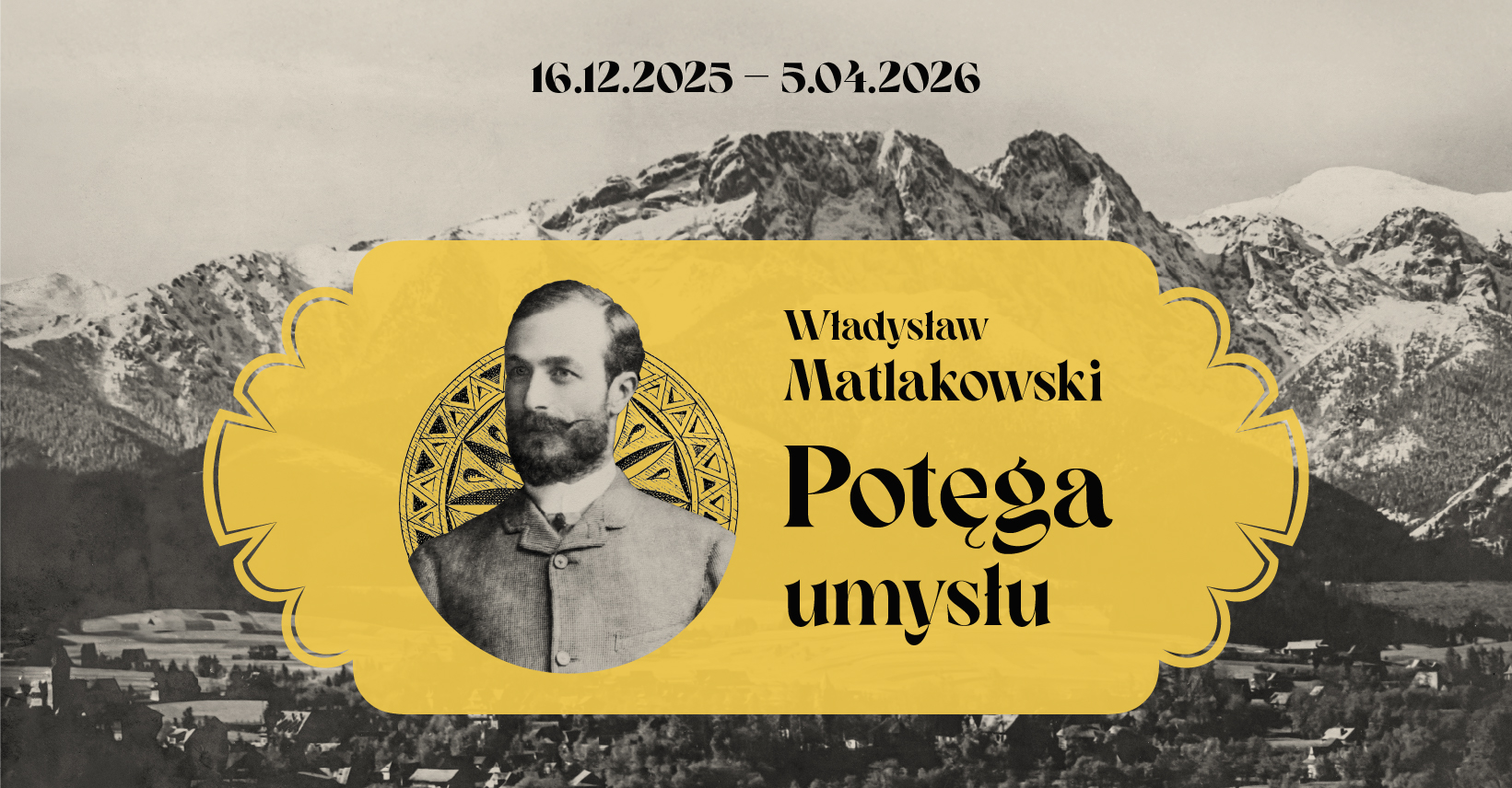 baner informacyjny o wystawie