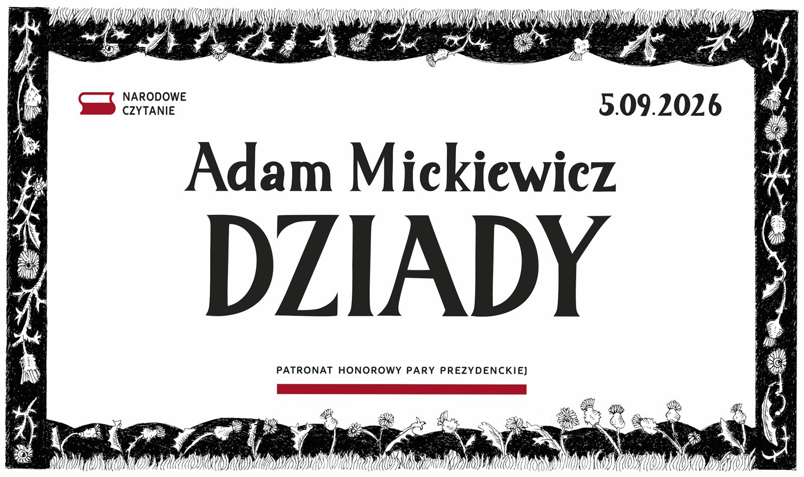 Narodowe Czytanie 2026. Baner 003